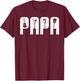 Guitar Shirts Rocker Men Women Boys Kids Gifts Electric Acoustic Bass Dad Daddy Men T-Shirt - T-Shirt | Maroon