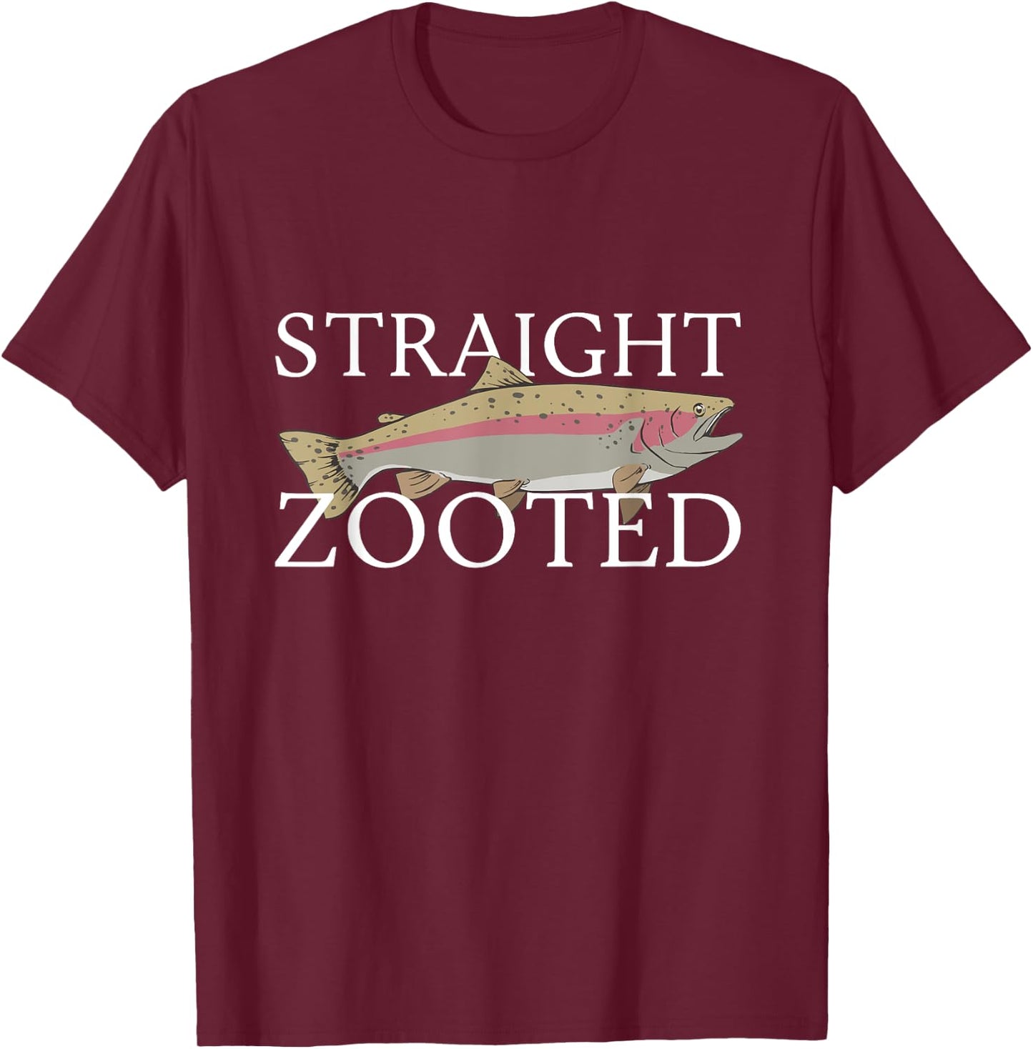 Straight Zooted T-Shirt - T-Shirt | Maroon