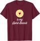 Jammie Dodger is my Spirit Biscuit T-Shirt - T-Shirt | Maroon