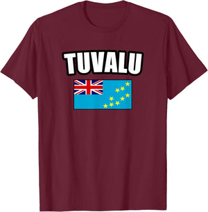 Tuvalu T-Shirt - T-Shirt | Maroon