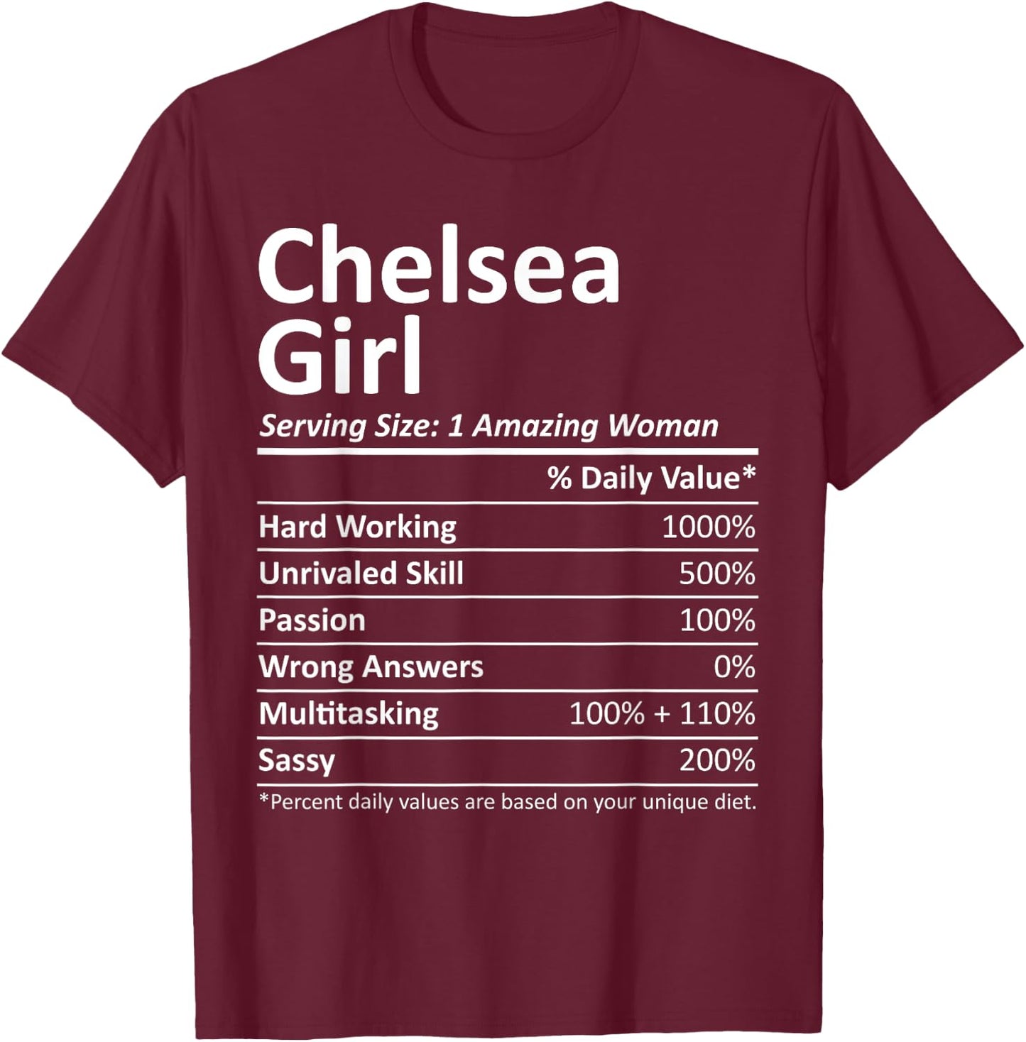 Chelsea AL Alabama Funny City Home Roots USA Girl Gift T-Shirt - T-Shirt | Maroon