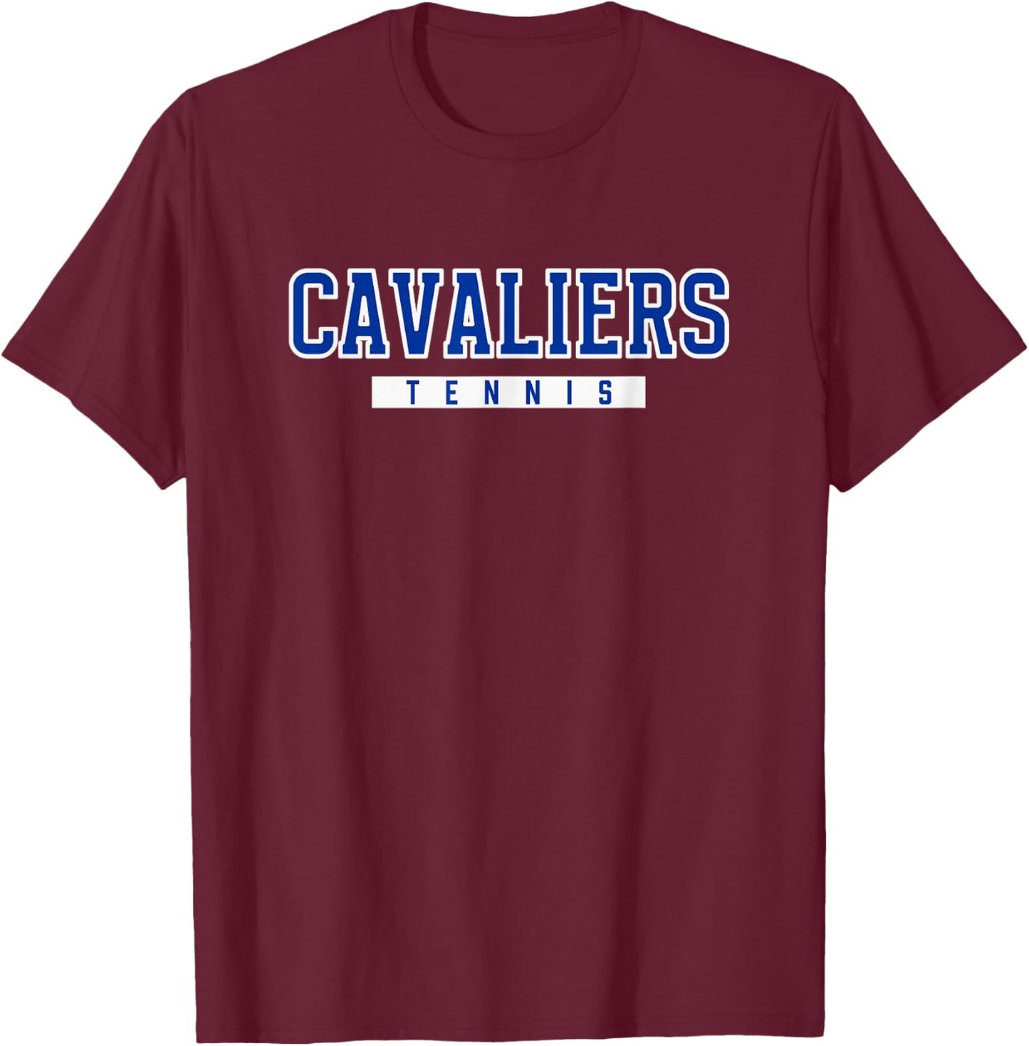 Chillicothe Cavaliers Tennis T-Shirt - T-Shirt | Maroon
