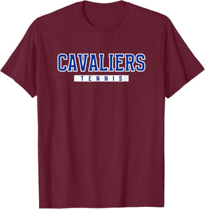 Chillicothe Cavaliers Tennis T-Shirt - T-Shirt | Maroon