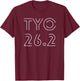 Tokyo 26.2 Marathon T-Shirt - T-Shirt | Maroon