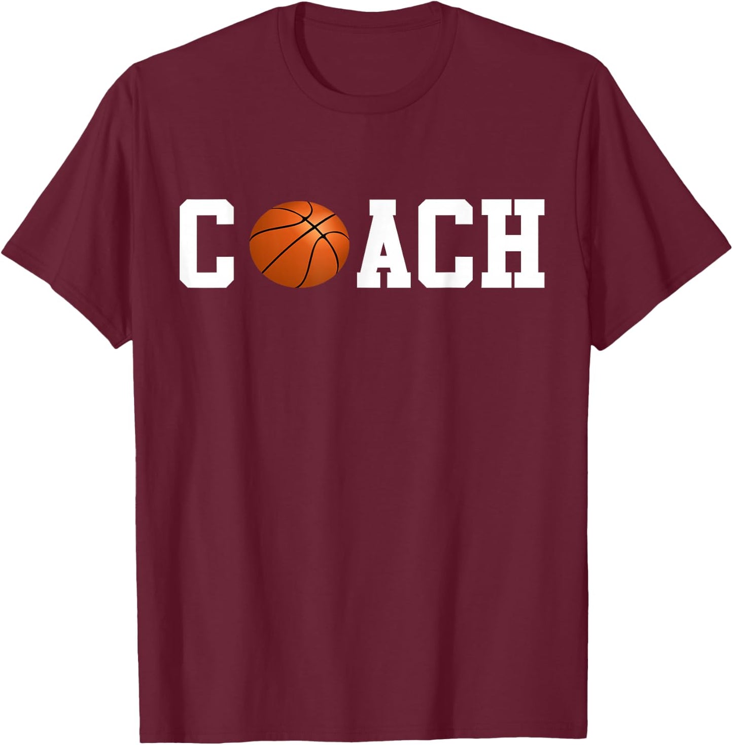 Basketball Coach T-Shirt - T-Shirt | Maroon
