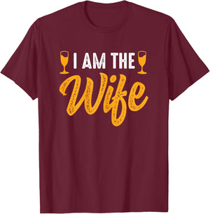 If Found Drunk Please Return To Wife Couples Funny Party T-Shirt - T-Shirt | Maroon
