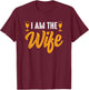 If Found Drunk Please Return To Wife Couples Funny Party T-Shirt - T-Shirt | Maroon