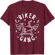 Biker Gang for Spin Class T-Shirt - T-Shirt | Maroon
