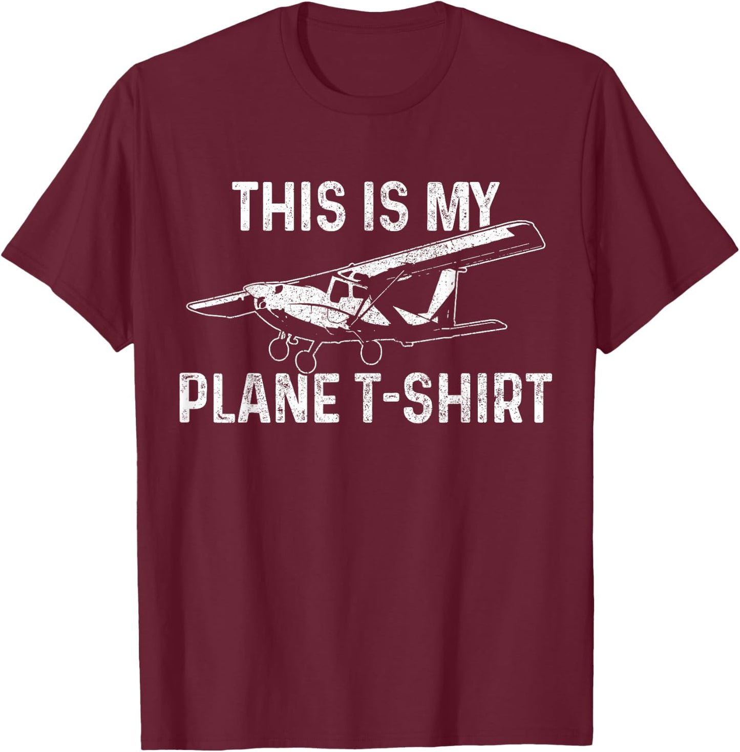Airplane Funny - Pilot Aviation RC Model Flight Gift T-Shirt - T-Shirt | Maroon