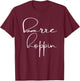 Funny Barre Hoppin' shirt Workout Sports Graphic Barre T-Shirt - T-Shirt | Maroon