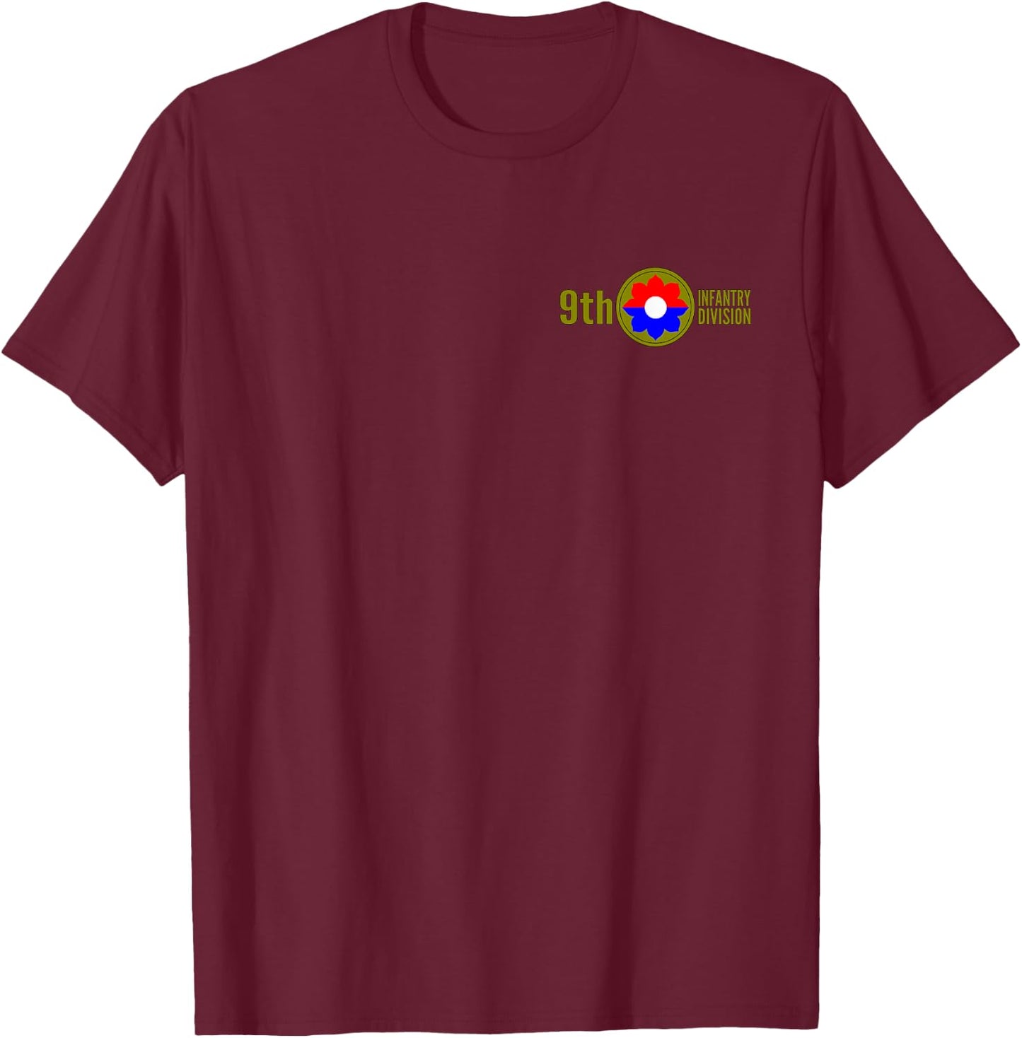 9th Infantry Division Ninth Army T-Shirt - T-Shirt | Maroon