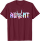 Aunt Of The Bad Two the Bone Birthday 2 Years Old Birthday T-Shirt - T-Shirt | Maroon