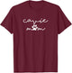Cavalier King Charles Spaniel Mom Dog Mama Cavie Mom Simple T-Shirt - T-Shirt | Maroon