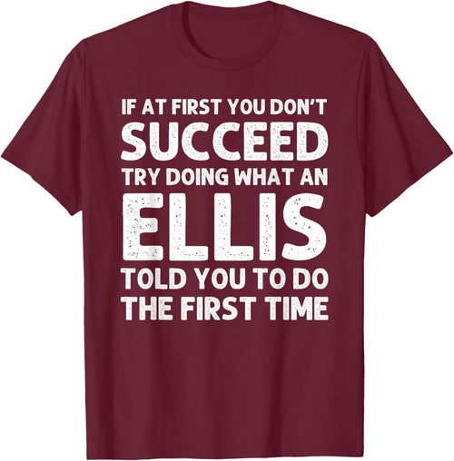 ELLIS Funny Surname Family Tree Birthday Reunion Idea