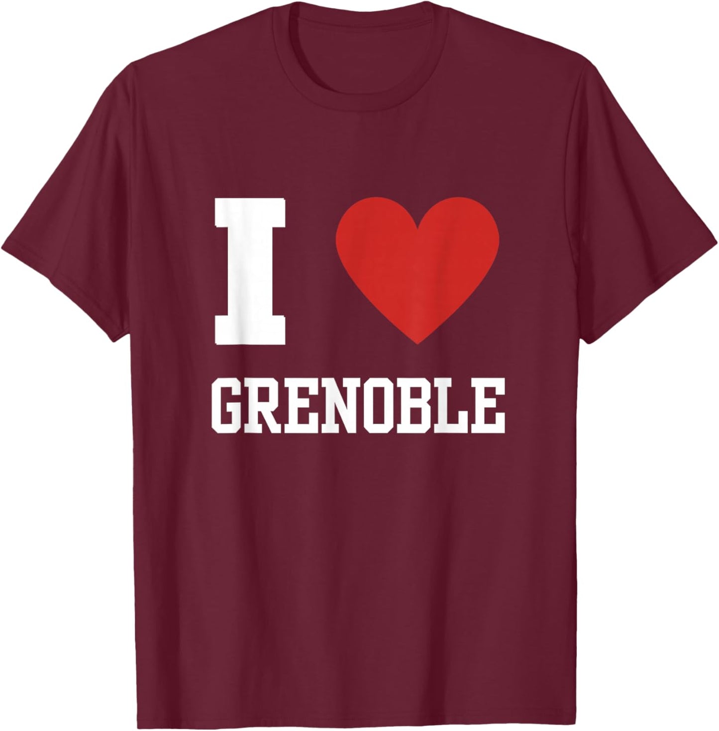 Grenoble T-Shirt - T-Shirt | Maroon