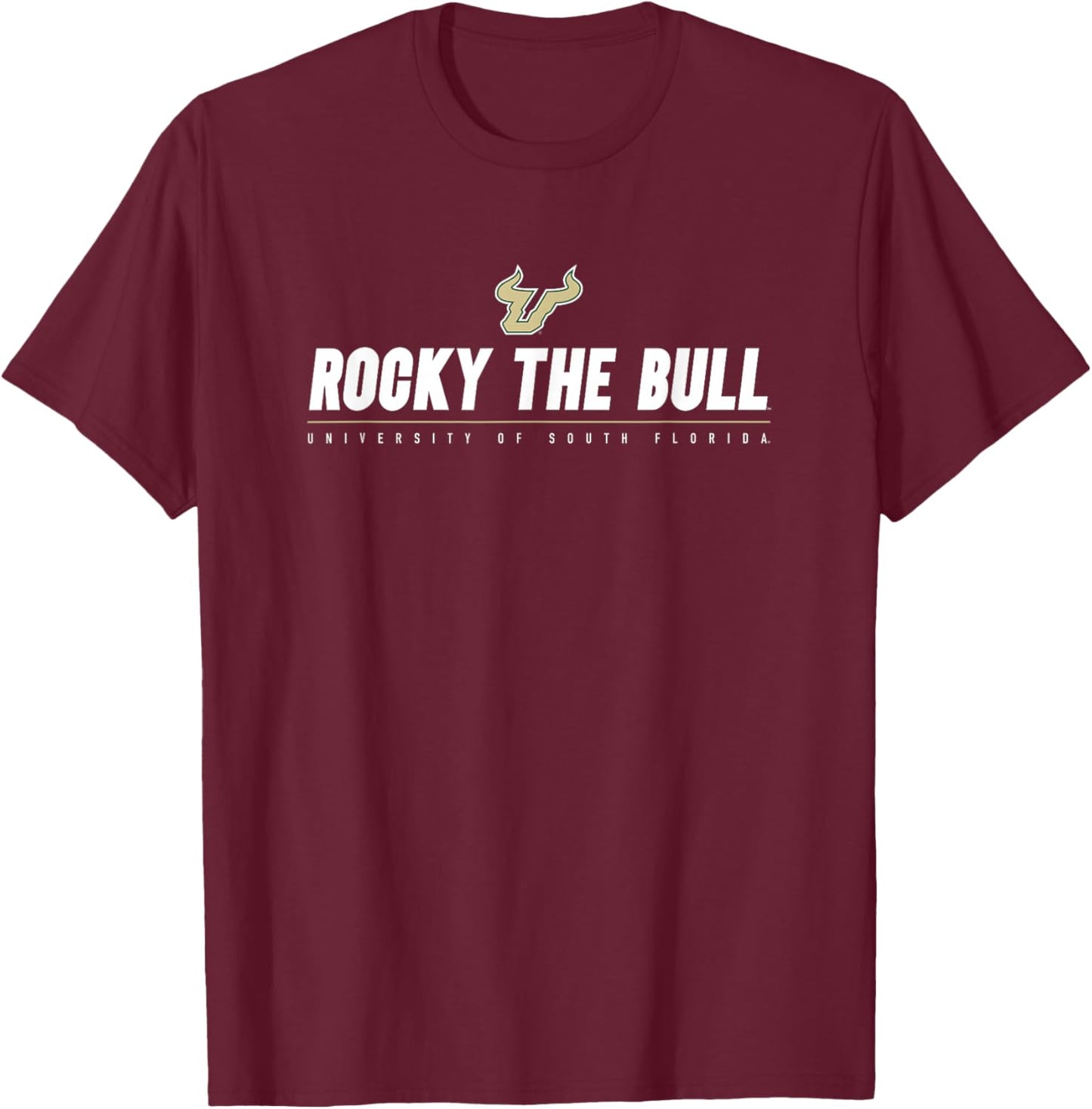 University of South Florida USF Bulls School Spirit T-Shirt - T-Shirt | Maroon