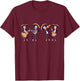 Mariachi Band Halloween T-Shirt - T-Shirt | Maroon
