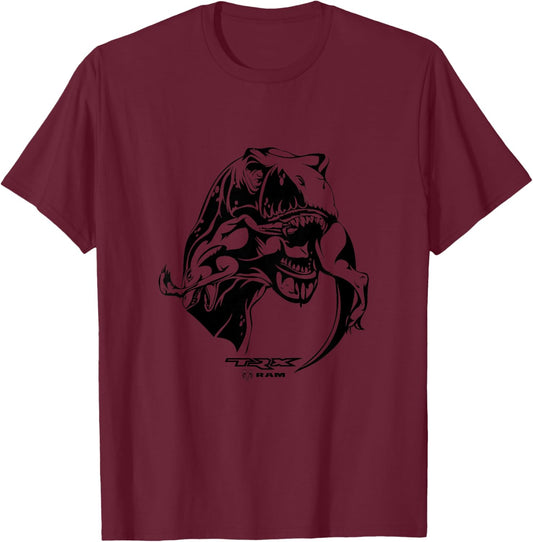 RAM Trucks TRX T-Rex (Black) T-Shirt - T-Shirt | Maroon