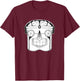 Creatures of Legend - Retro Robot Overlord T-Shirt - T-Shirt | Maroon