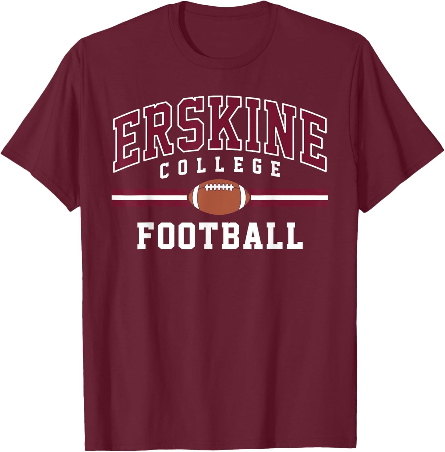 ERSKINE College Football Arch Vintage Design Women T-Shirt - T-Shirt | Maroon
