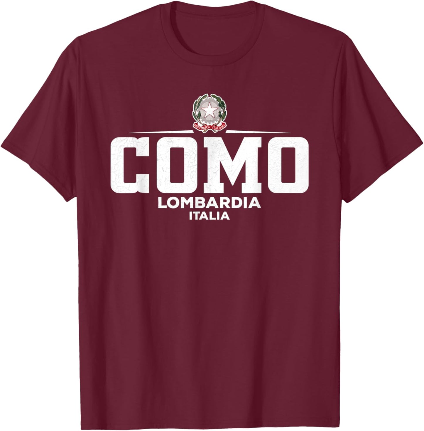 Como Italia / Italy T-Shirt - T-Shirt | Maroon