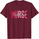 Funny Family Nurse Practitioner NP Nursing Day Nurse Week T-Shirt - T-Shirt | Maroon
