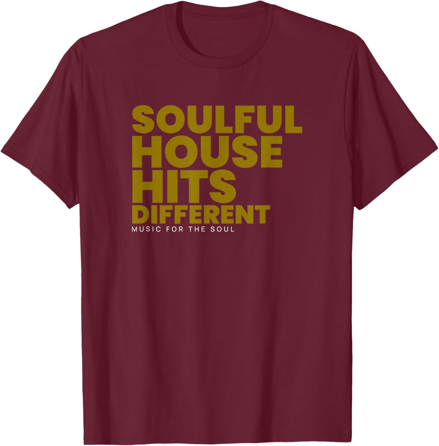 Soulful House Classic Funky House T-Shirt - T-Shirt | Maroon