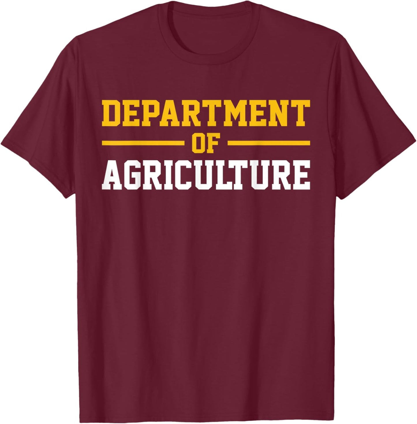 Department of Agriculture T-Shirt - T-Shirt | Maroon