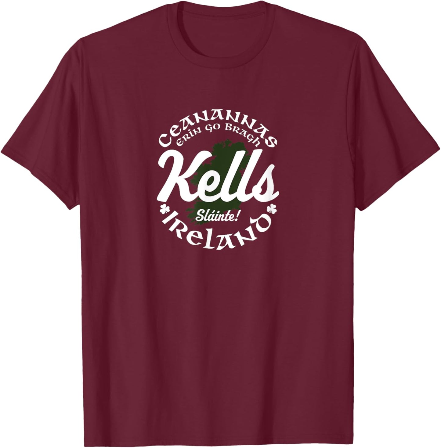 Kells Ireland T-Shirt - T-Shirt | Maroon