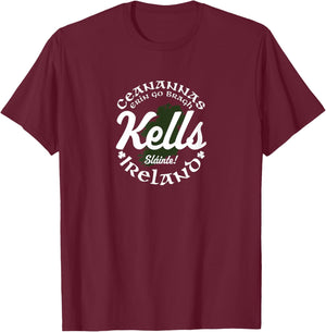 Kells Ireland T-Shirt - T-Shirt | Maroon