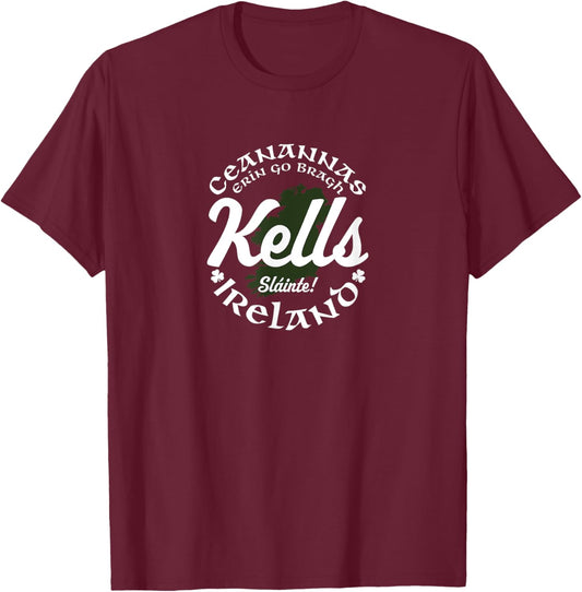 Kells Ireland T-Shirt - T-Shirt | Maroon