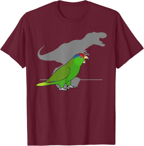 T-rex Red Headed Mexican Amazon, Birb Memes, Dinosaur Parrot