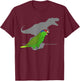 T-rex Red Headed Mexican Amazon, Birb Memes, Dinosaur Parrot T-Shirt - T-Shirt | Maroon