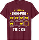 Stubborn Shih-Poo Dog Tricks Funny Shih Poo Gift Men Women Girls Kids T-Shirt - T-Shirt | Maroon