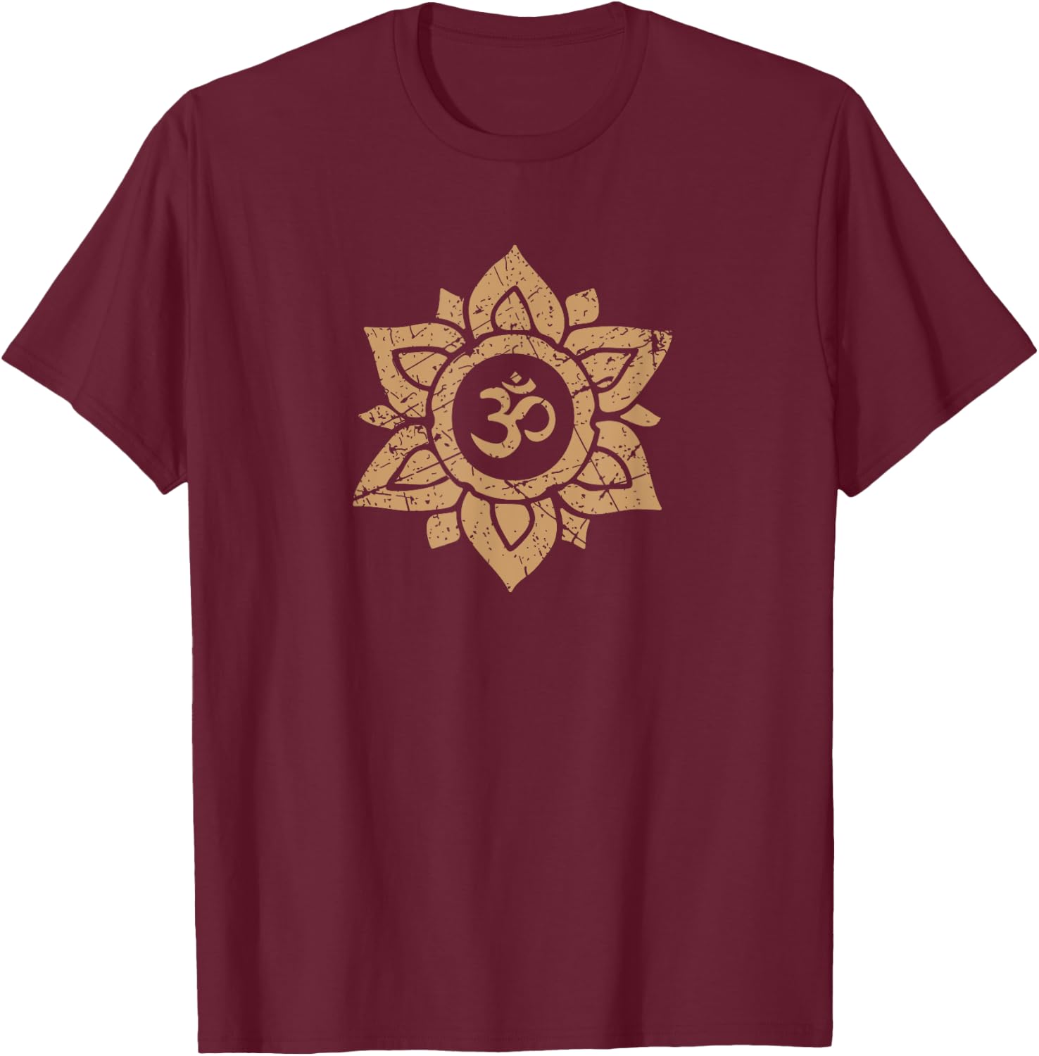 Om Namah Shivaya Yoga, Third Eye, Isha, Hindu Ganesha T-Shirt - T-Shirt | Maroon