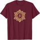 Om Namah Shivaya Yoga, Third Eye, Isha, Hindu Ganesha T-Shirt - T-Shirt | Maroon