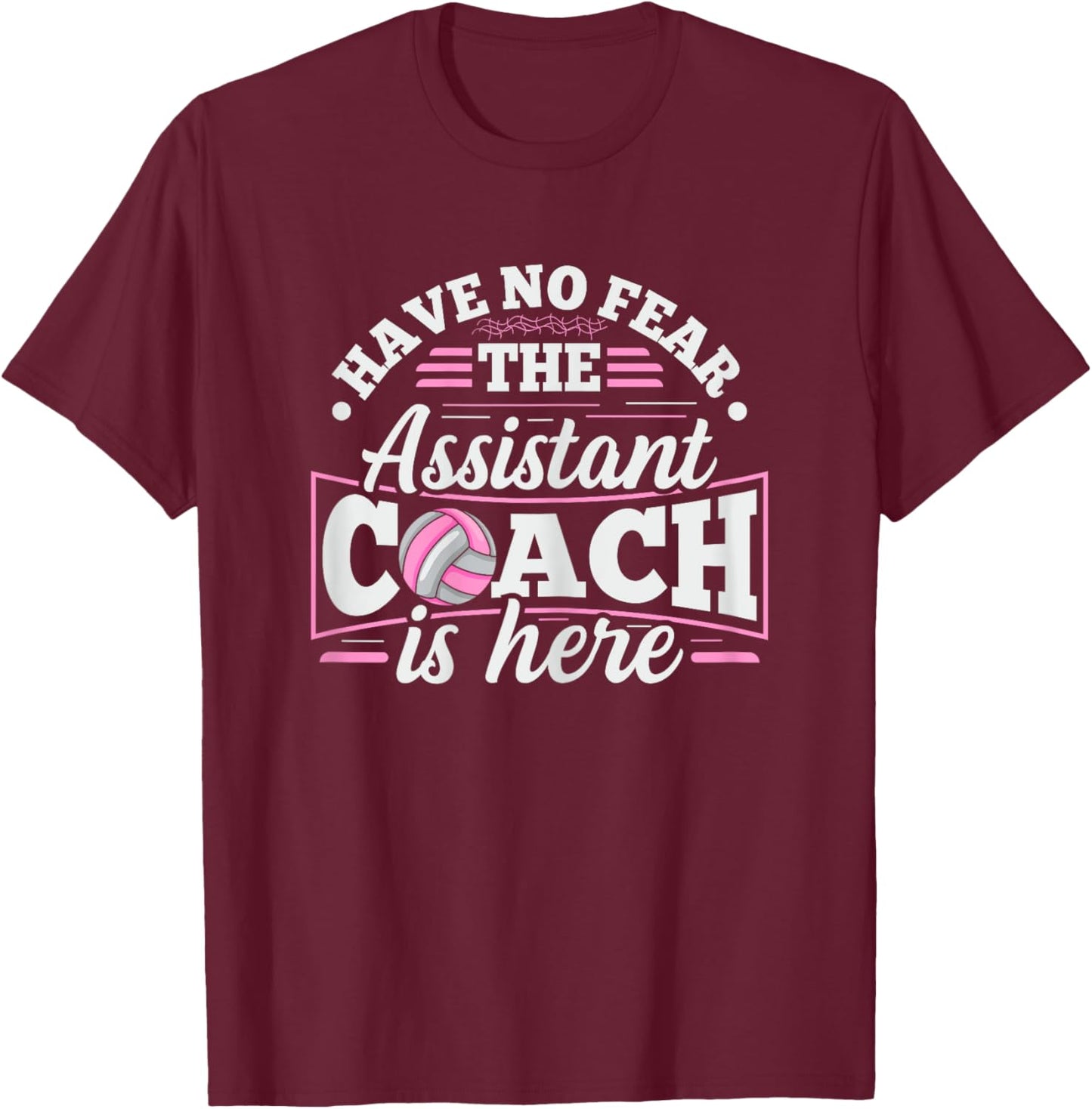 Coaching Volleyball Design for a Volleyball assistant coach T-Shirt - T-Shirt | Maroon