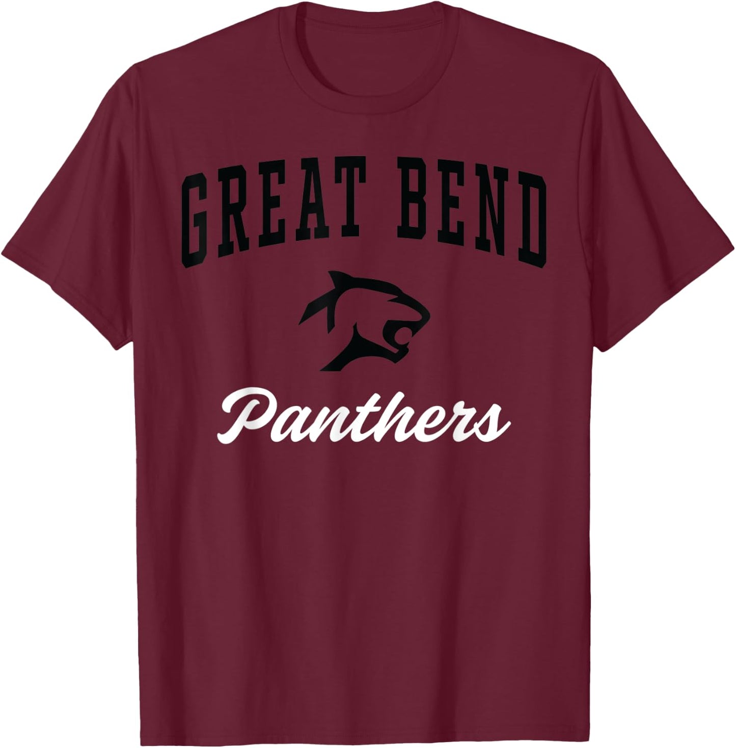 Great Bend High School Panthers C3 T-Shirt - T-Shirt | Maroon