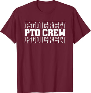 PTO Crew T-Shirt - T-Shirt | Maroon