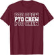 PTO Crew T-Shirt - T-Shirt | Maroon