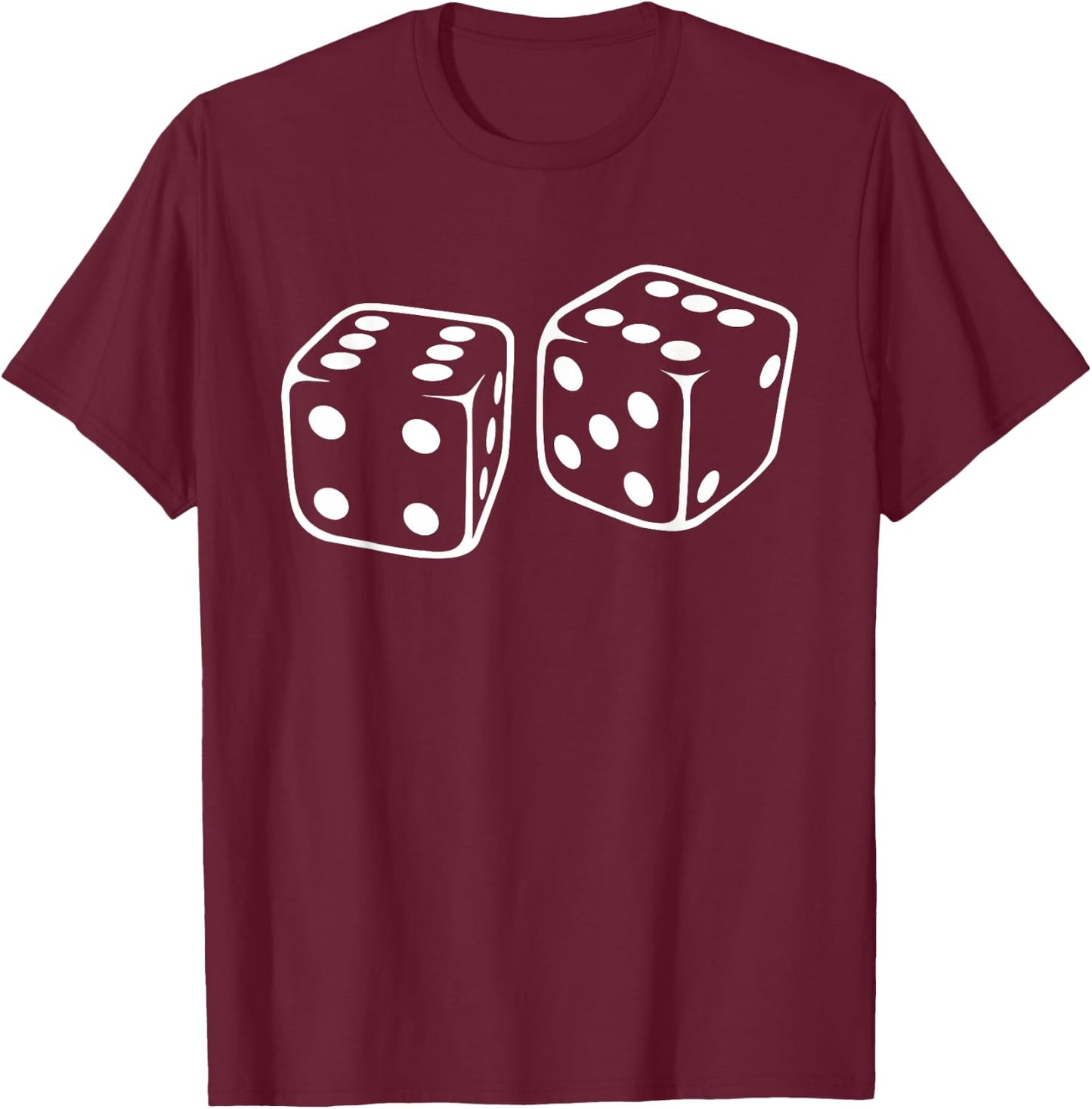 Dices T-Shirt - T-Shirt | Maroon