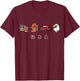 Cowboy Boots Hat Semi Trucks Driver Eagle American Flag T-Shirt - T-Shirt | Maroon