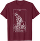 Strength Vintage Tarot Card - Cartomancy & Divination Gift T-Shirt - T-Shirt | Maroon