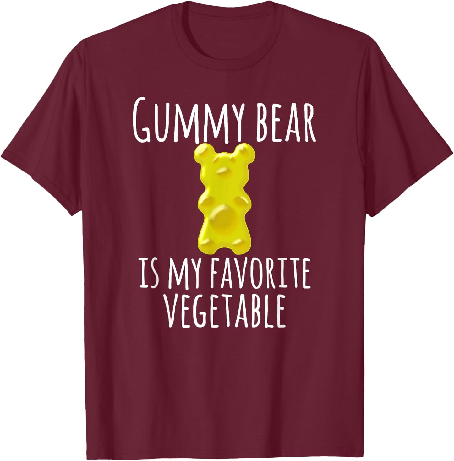 Love Gummy Bear Gift Adults And Kids -Kids Black Small Classic Fit Short Sleeve T-Shirt - T-Shirt | Maroon