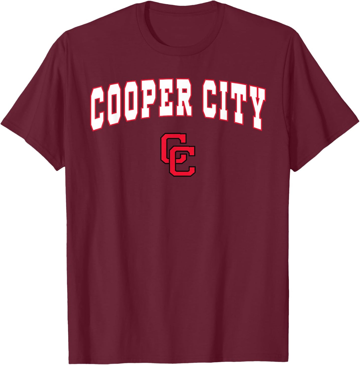Cooper City High School Cowboys T-Shirt - T-Shirt | Maroon