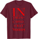 In Principio T-Shirt - T-Shirt | Maroon