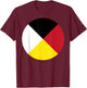 Medicine Wheel : Sacred Hoop T-Shirt - T-Shirt | Maroon