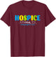 Hospice CNA, Certified Nursing Assistant, End of Life , Small, Black T-Shirt - T-Shirt | Maroon