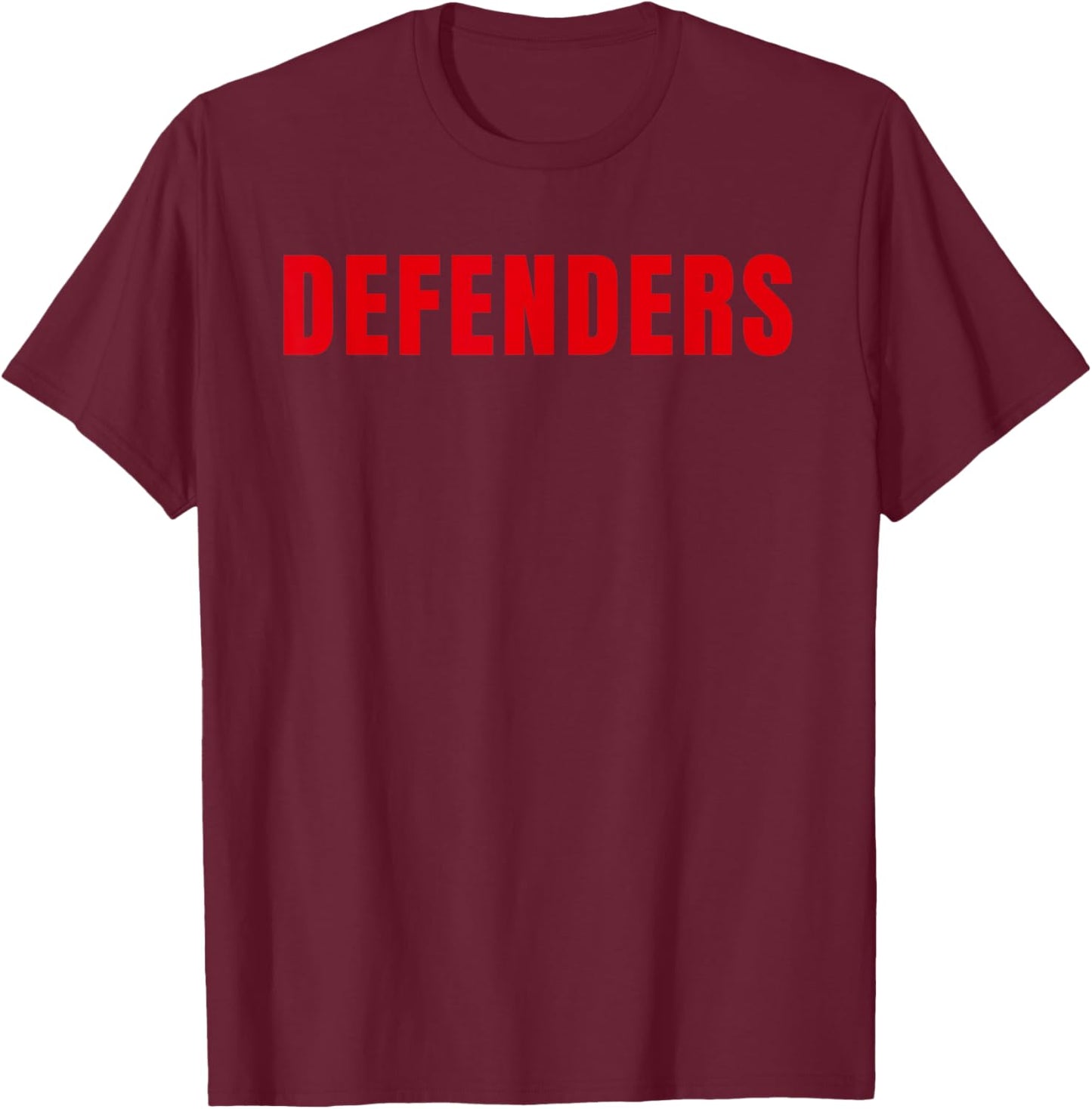 Defenders DC Football Player Fans Lovers Tailgate T-Shirt - T-Shirt | Maroon