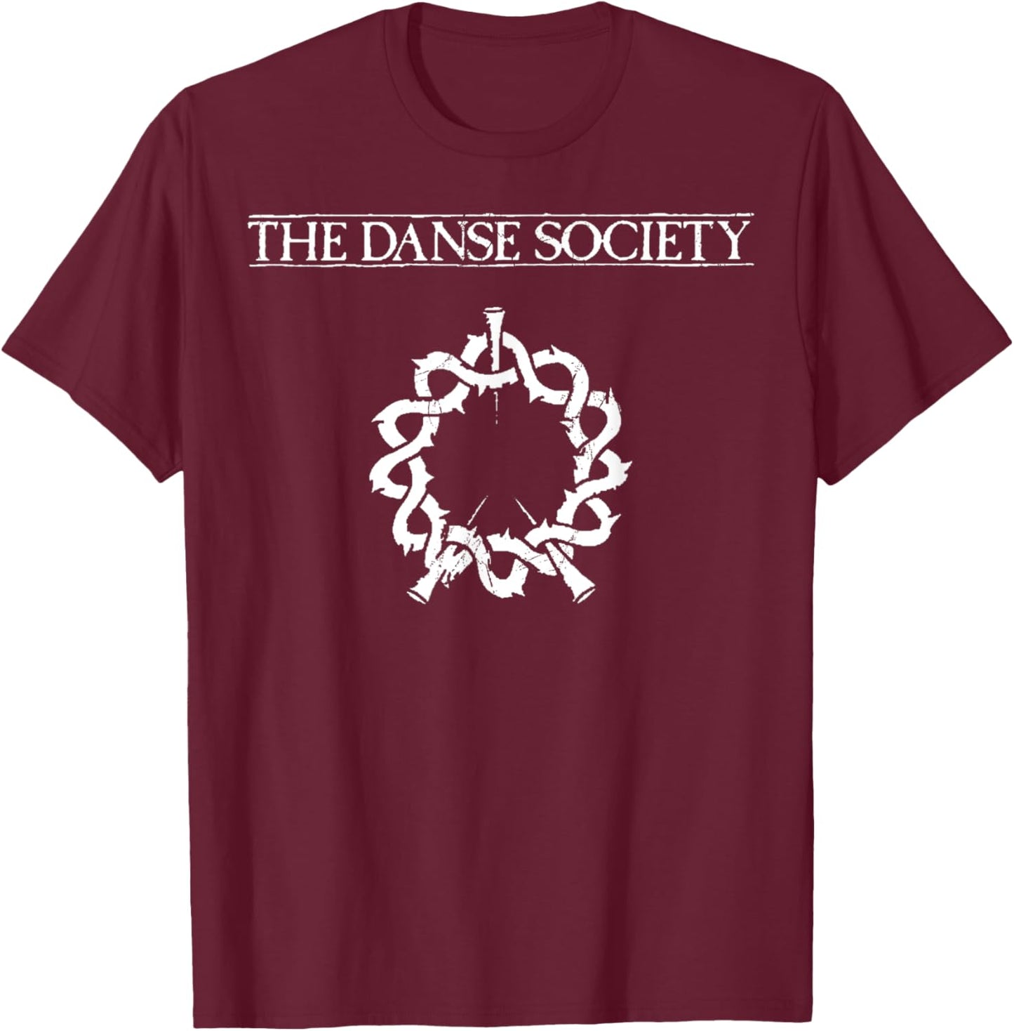The Danse Society Vintage Jesus Christ's Crown T-Shirt - T-Shirt | Maroon